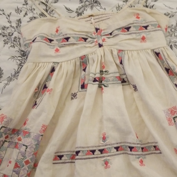 Free People Embroidered Mini Dress - Picture 4 of 6